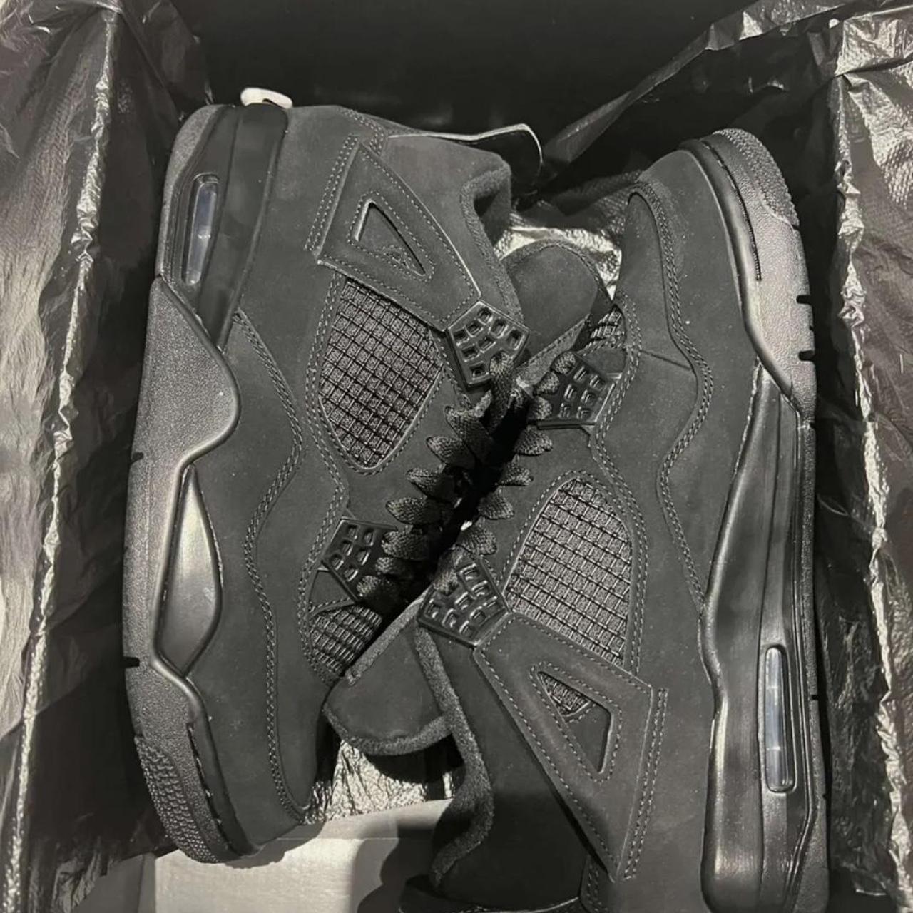 black cats jordan 4 gs