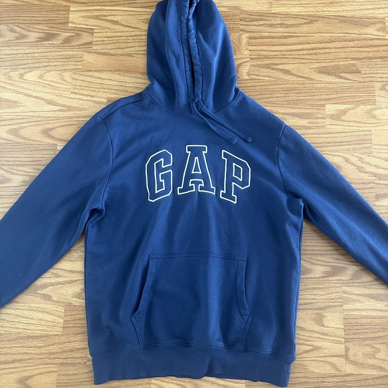 Blue GAP hoodie (+FREE SHIPPING‼️) #GAP #hoodie... - Depop