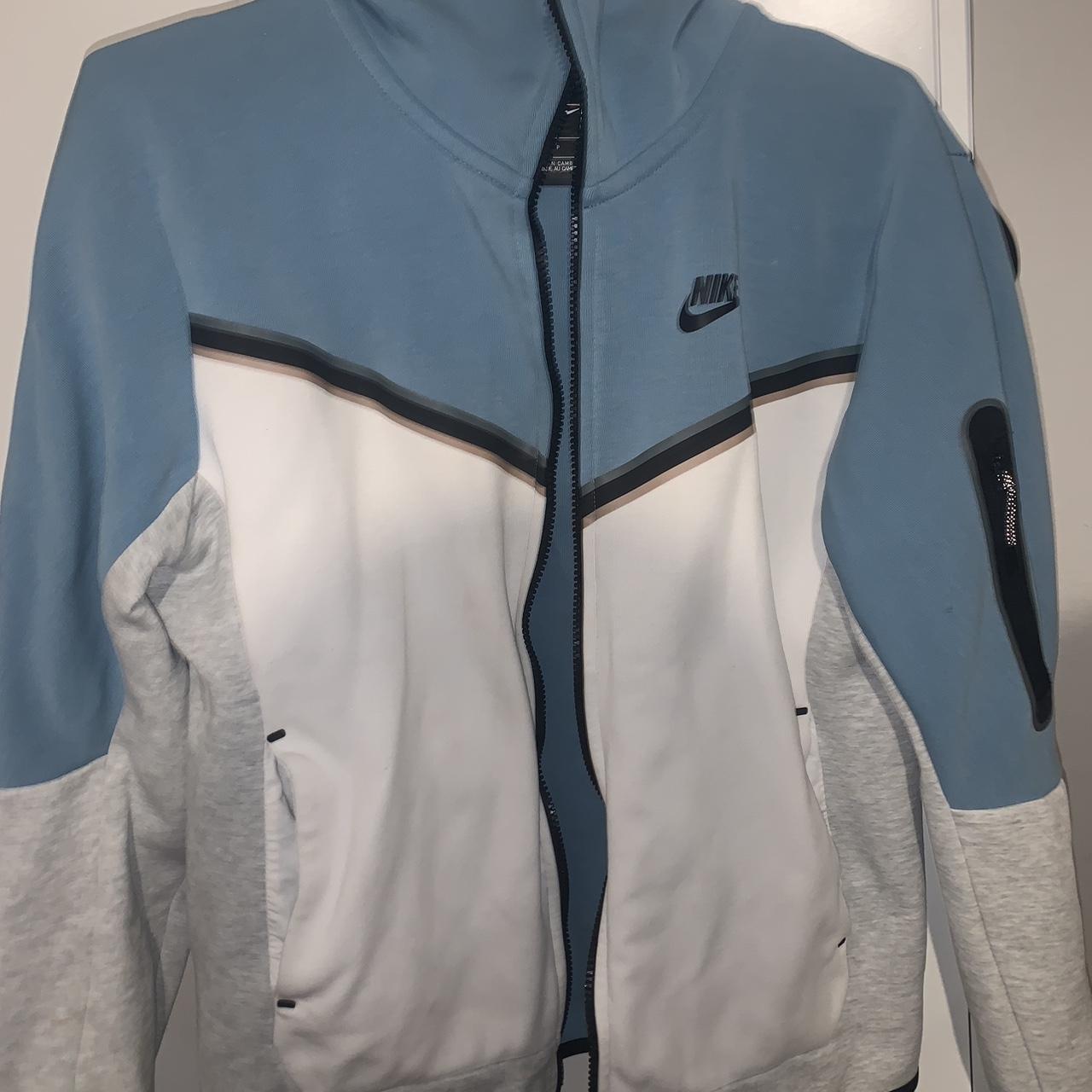 Nike Tech (Blue white and grey) - Depop