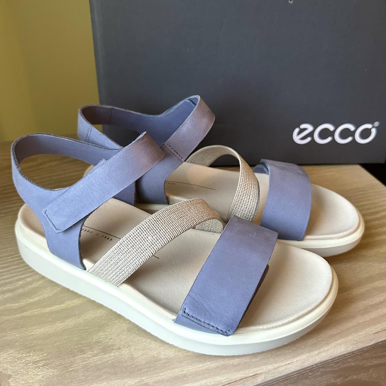 Ecco Flowt sandals size 37 in color Misty Never Depop