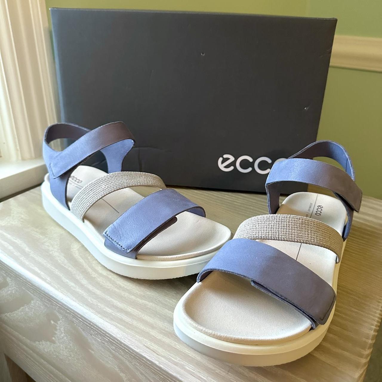 Ecco sandals womens store silver