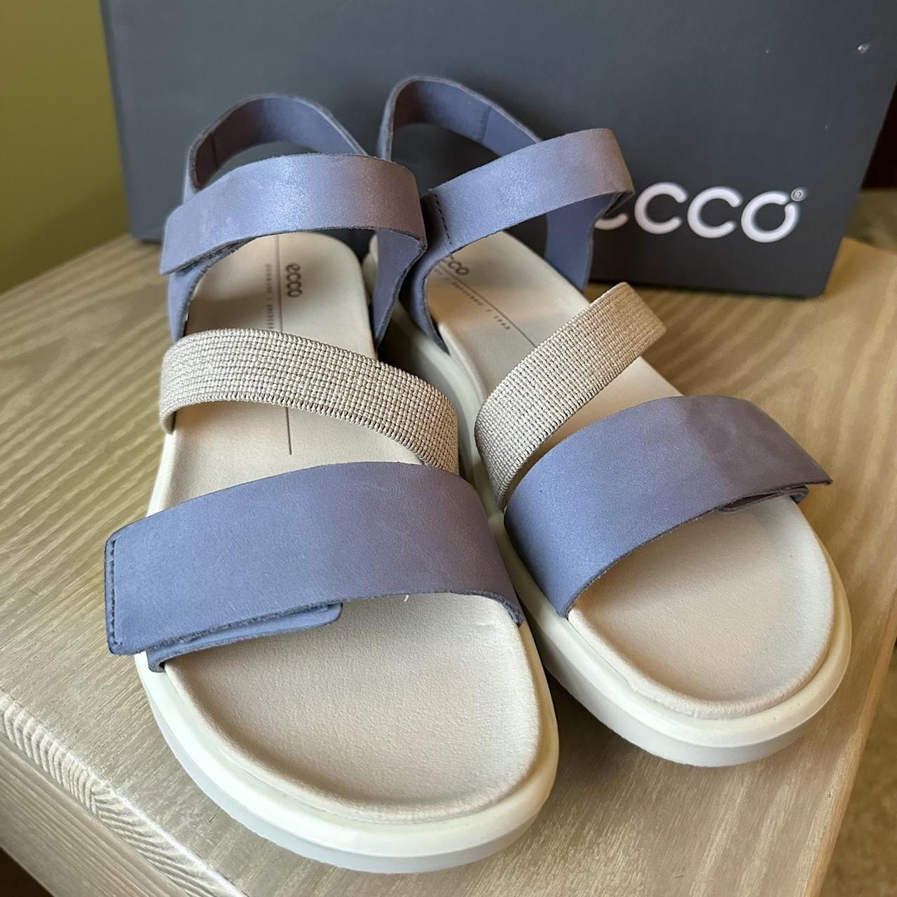 Ecco sandals womens store silver