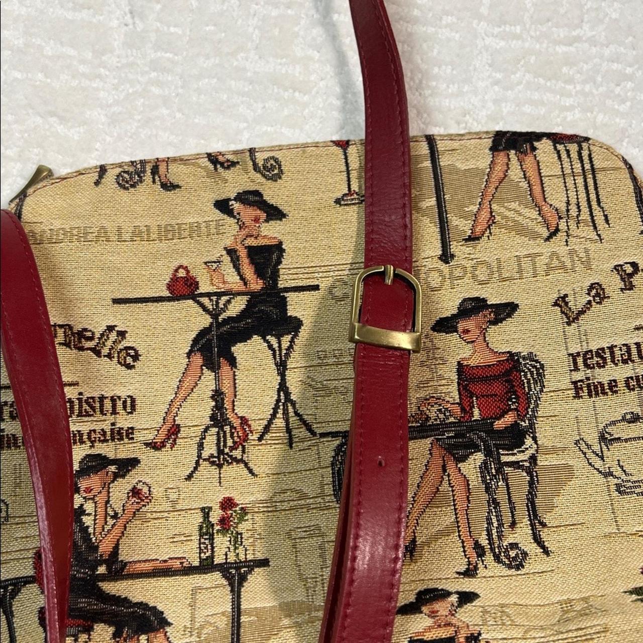 Source Unknown Women's Bag - Cream/Red – Signare … - image 7