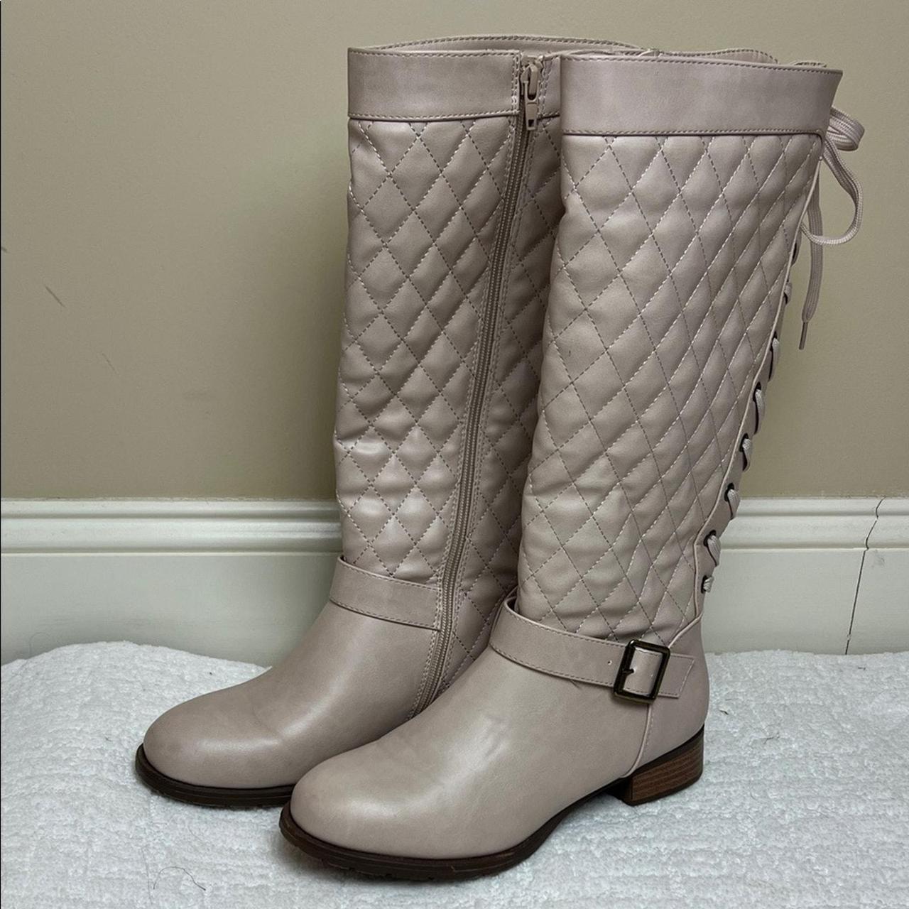 Source Unknown Women's Boots - Cream/Tan - US 8 –… - image 1