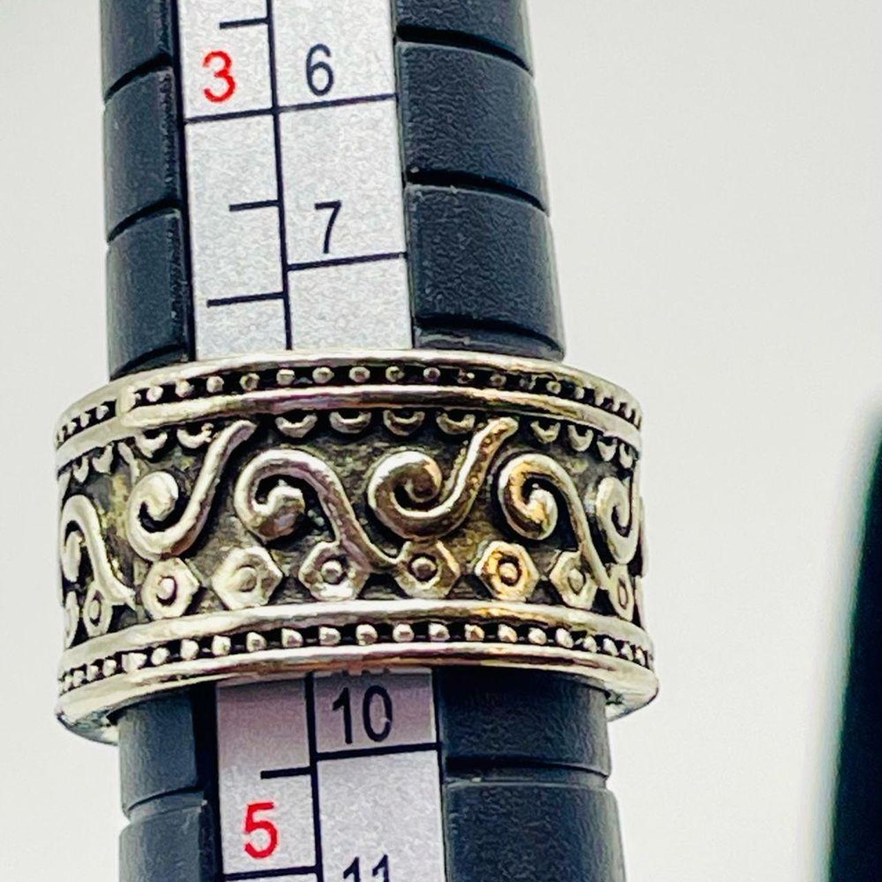 Women's Ring - Silver – Silver Persian Pattern Sc… - image 3