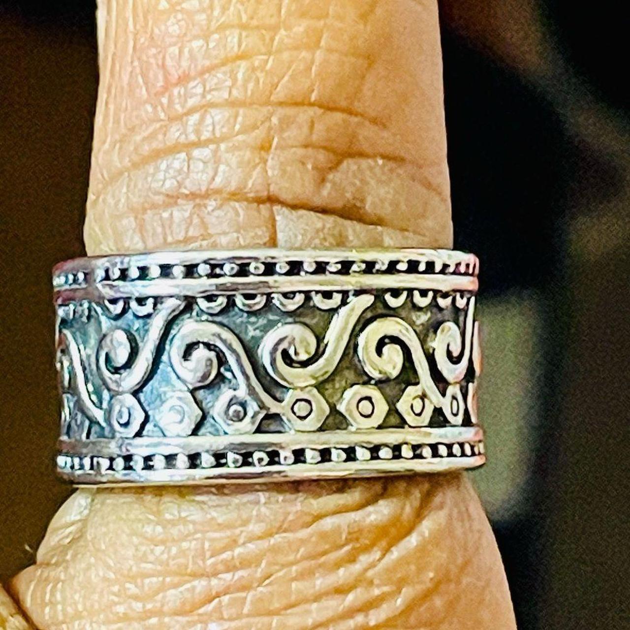Women's Ring - Silver – Silver Persian Pattern Sc… - image 4