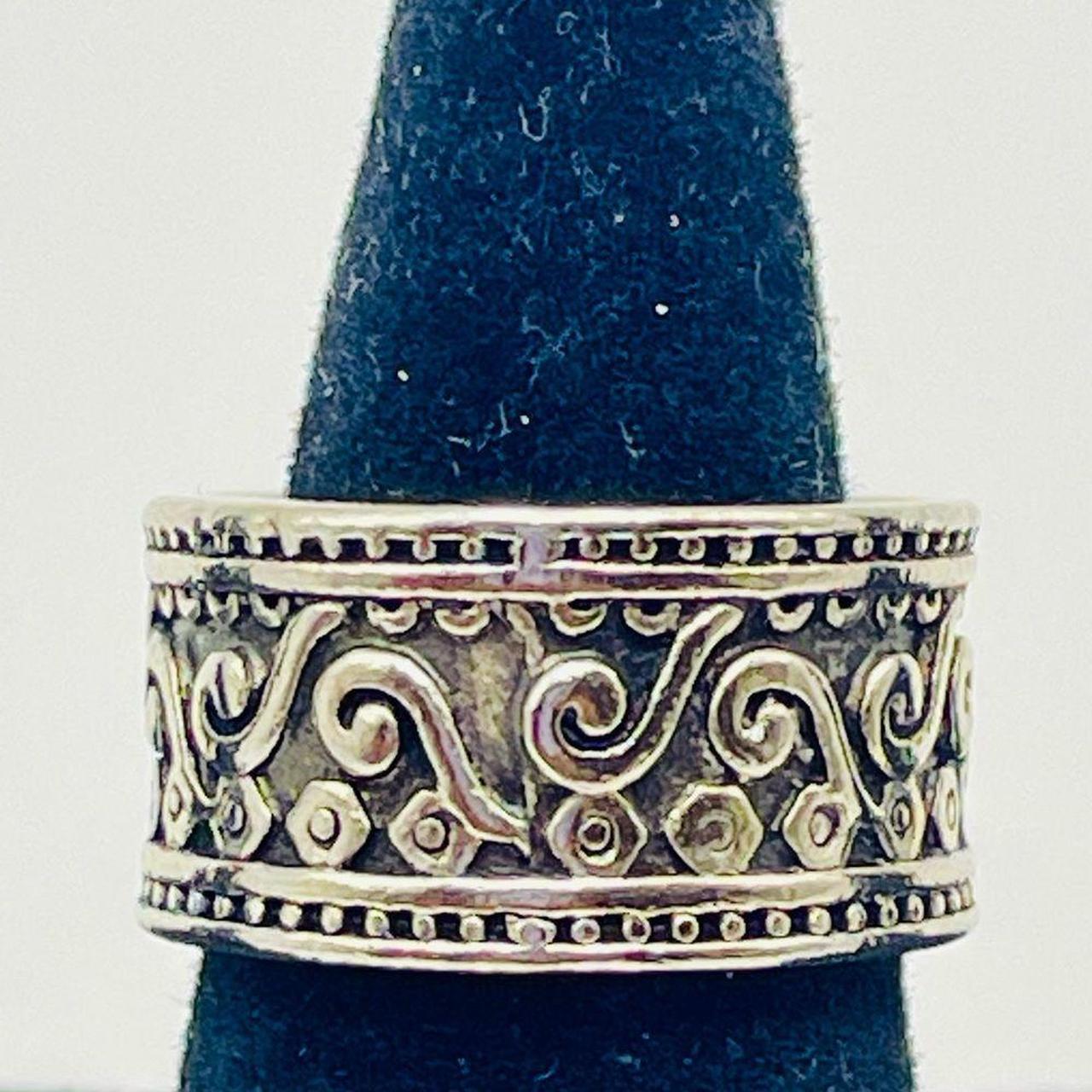 Women's Ring - Silver – Silver Persian Pattern Sc… - image 2