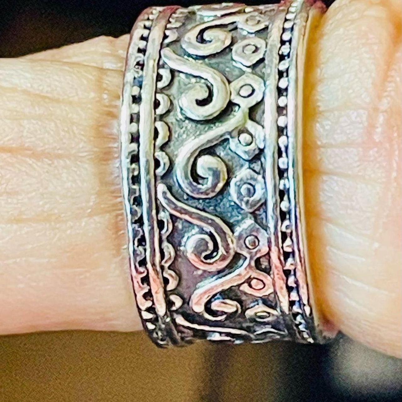 Women's Ring - Silver – Silver Persian Pattern Sc… - image 5