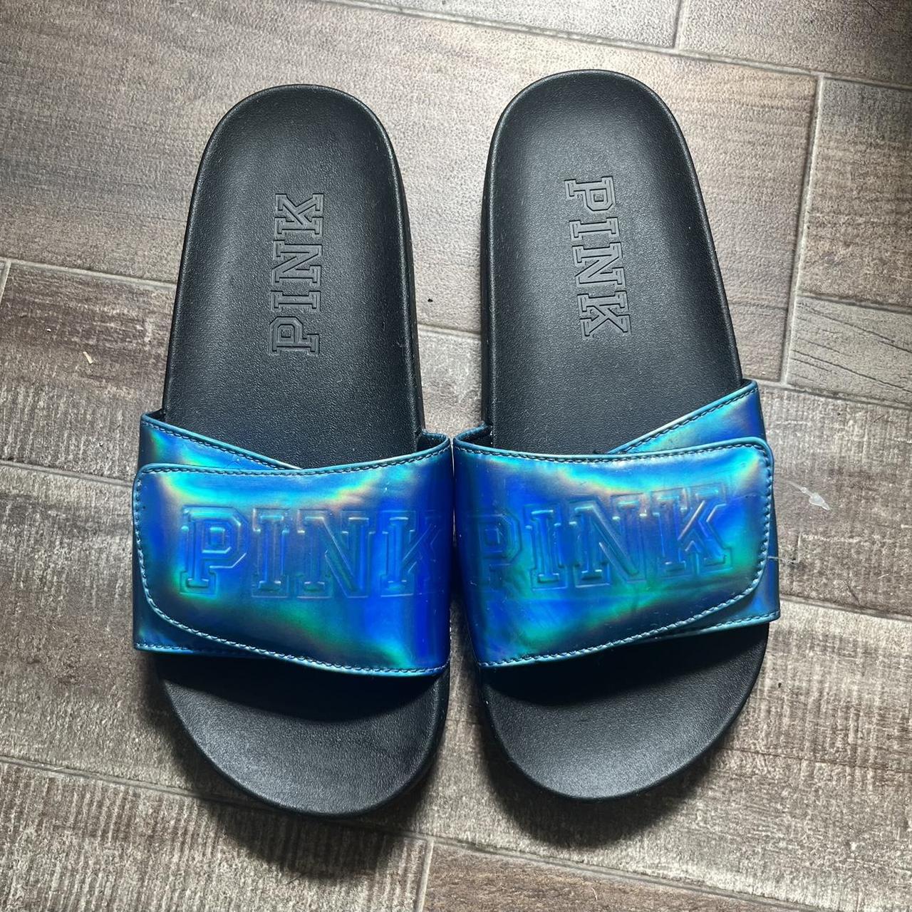 Victoria secret pink fashion holographic slides