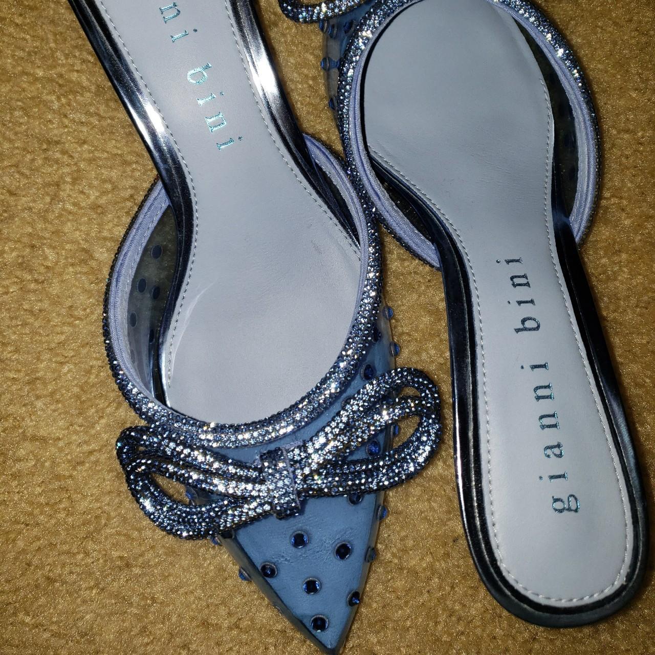 GORGEOUS Blue Gianni Bini Cinderella shoes, size 8,... - Depop