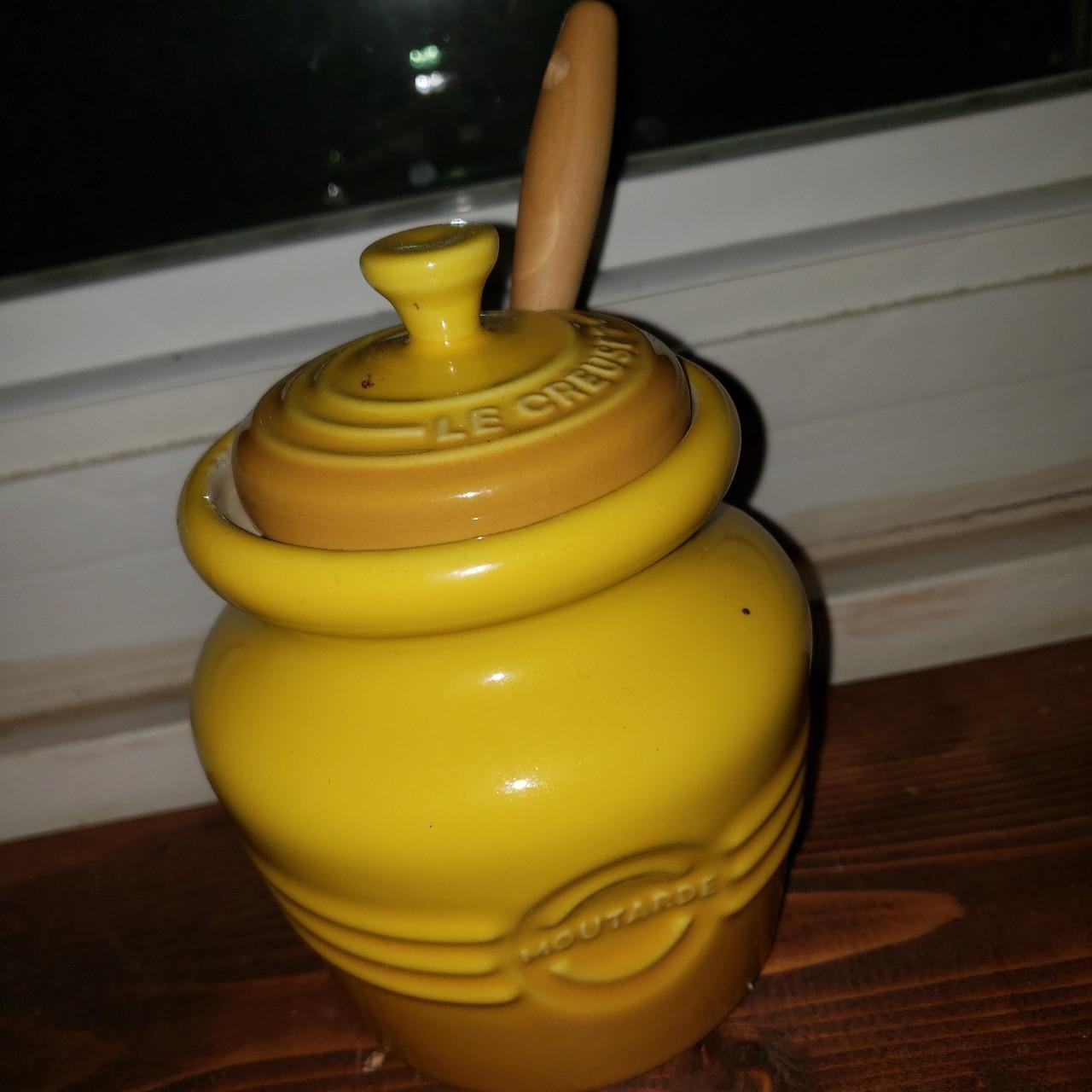 Honey pot with wooden handle #homedecor #rustic... - Depop