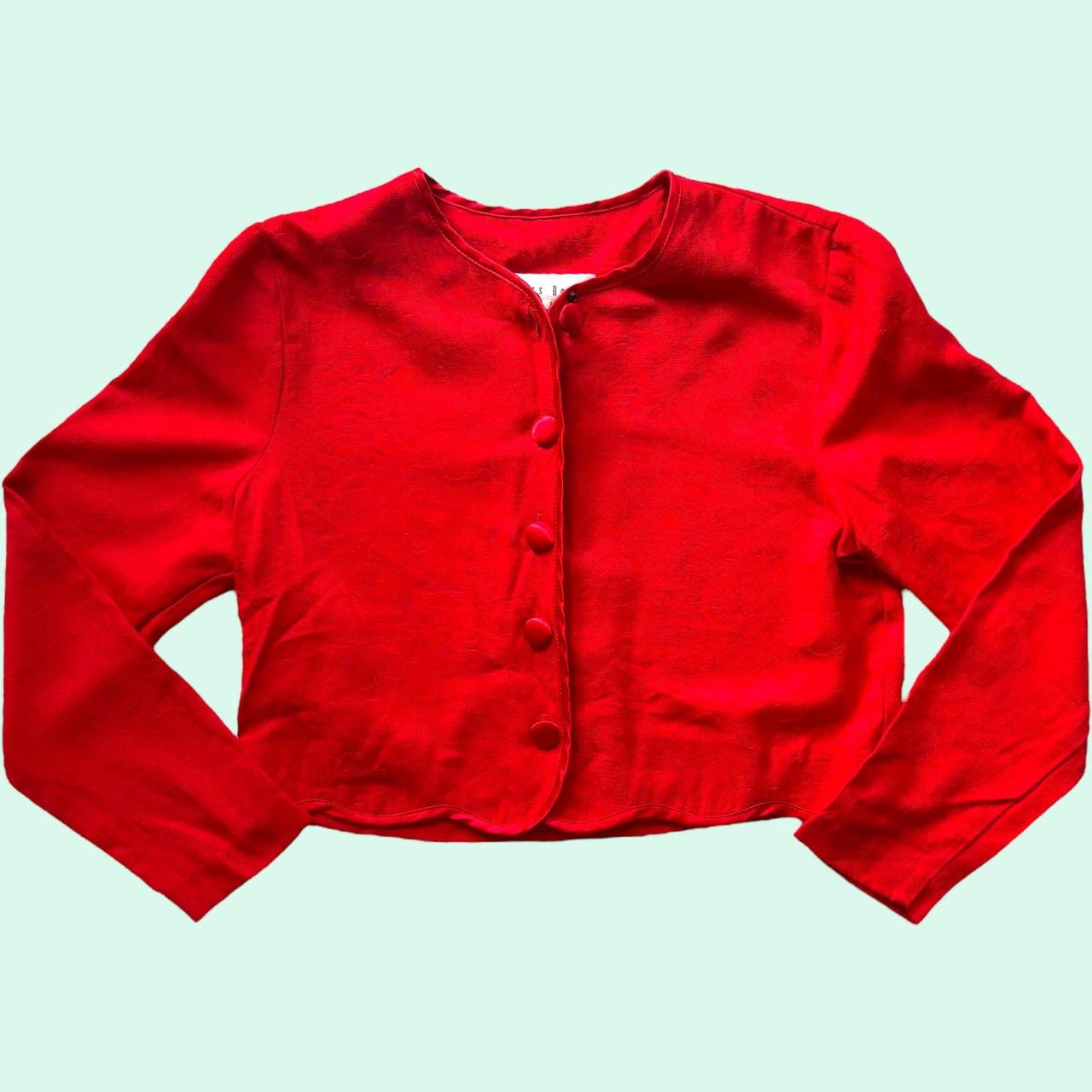 Source Unknown Women's Blazer Jacket - Red - 6 – … - image 1