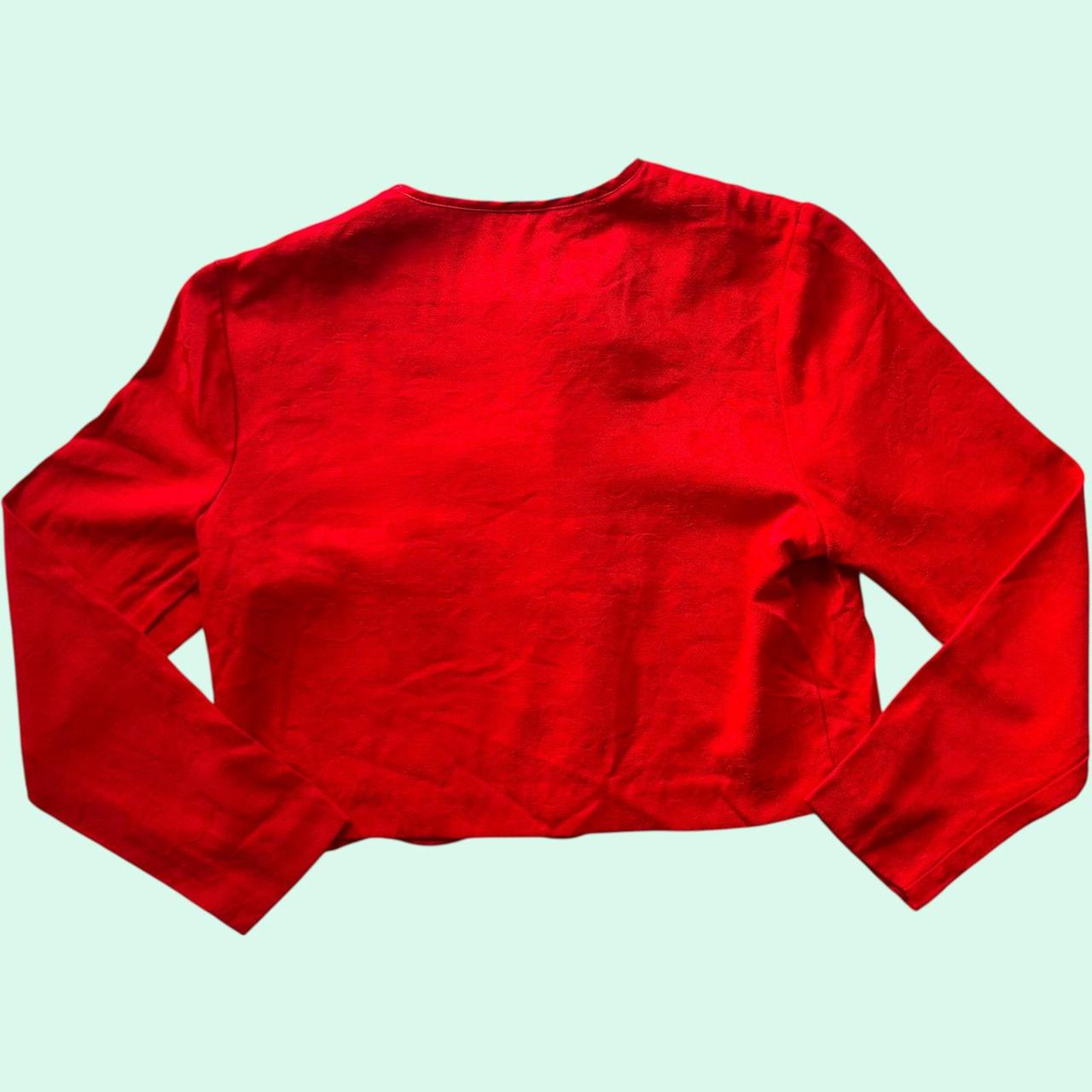 Source Unknown Women's Blazer Jacket - Red - 6 – … - image 2