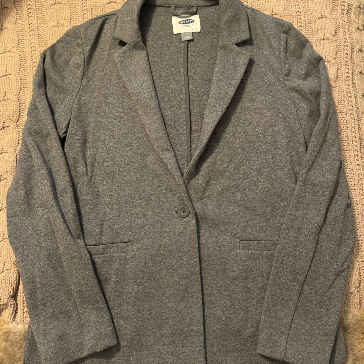 Old navy gray on sale blazer