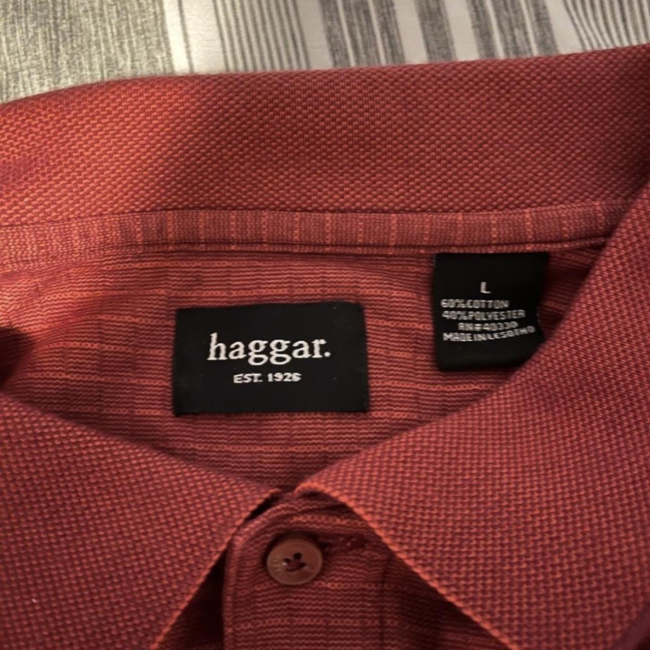 Haggar polo 2024 shirts with pocket