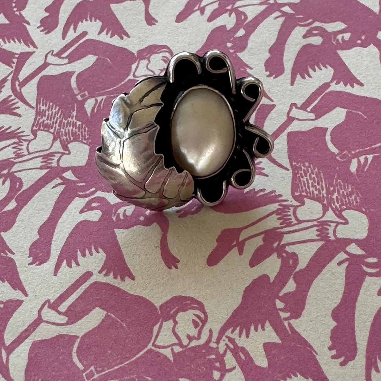 Women's Ring - Silver/Multi – Vintage Sterling Si… - image 4