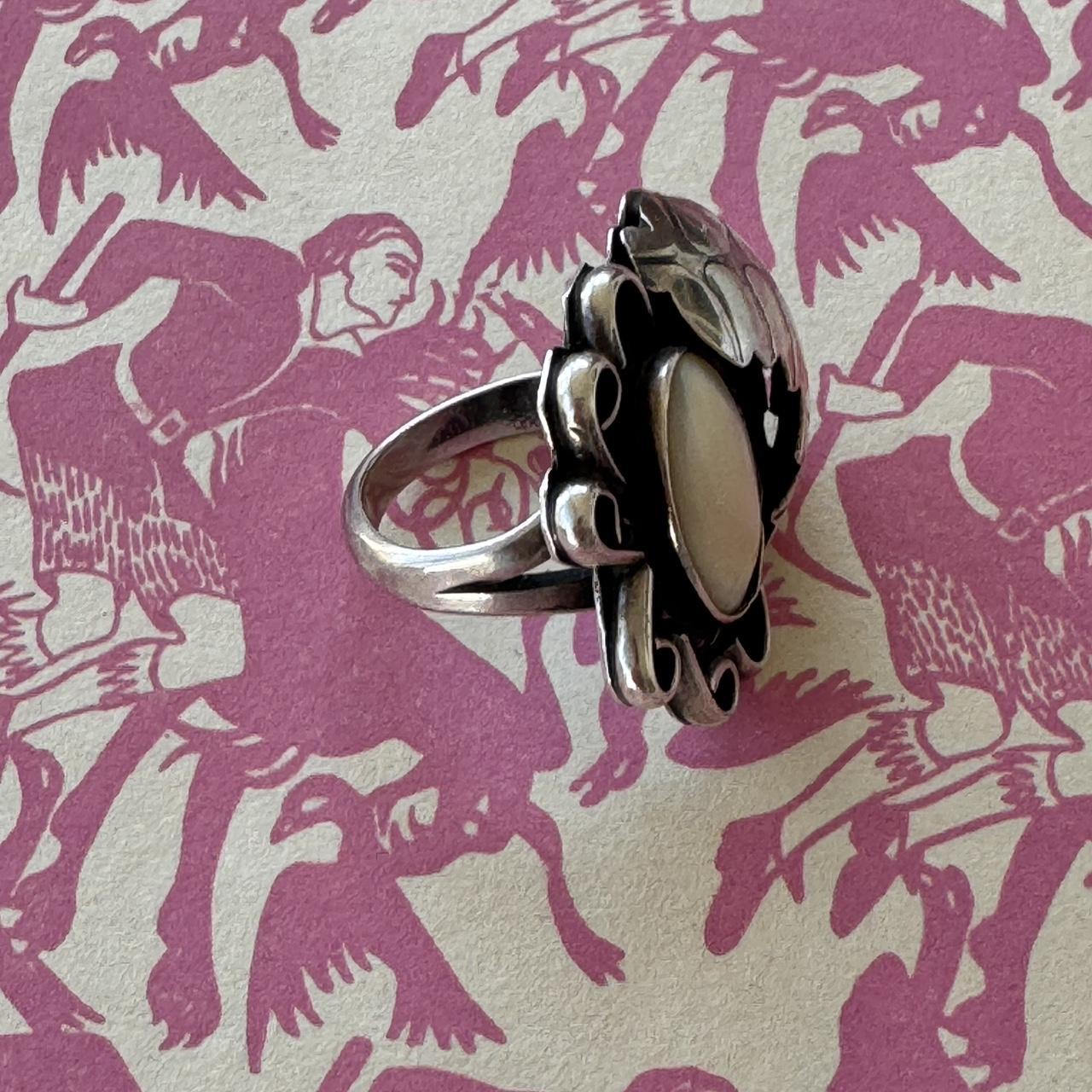 Women's Ring - Silver/Multi – Vintage Sterling Si… - image 6