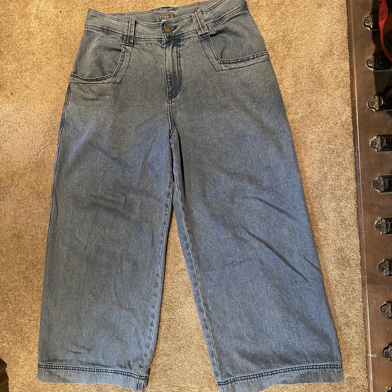 Pretty nuts 🥜 pair of Psyco jeans. SUPA baggy, fits... - Depop