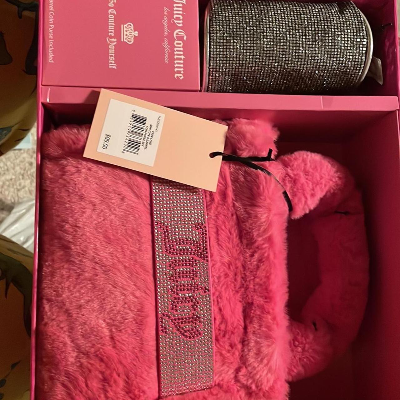 mini pink tote juicy couture set brand new - Depop