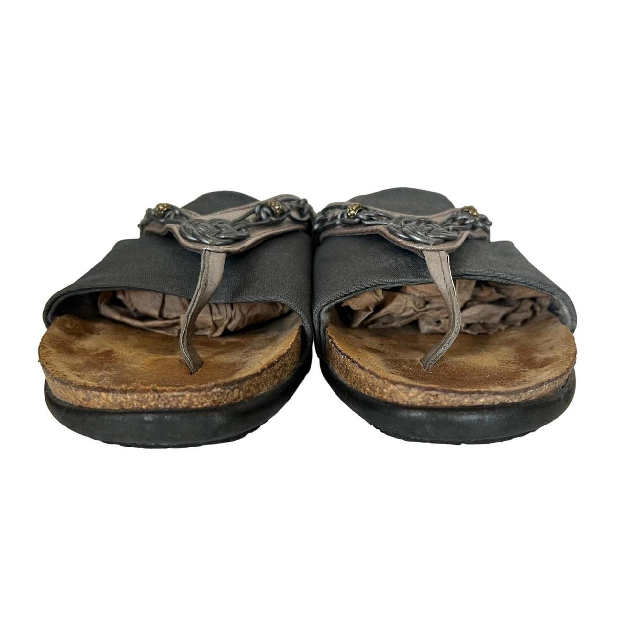 Naot Womens Naot Jennifer Sandals Naot Jennifer Sandal Gray Silver