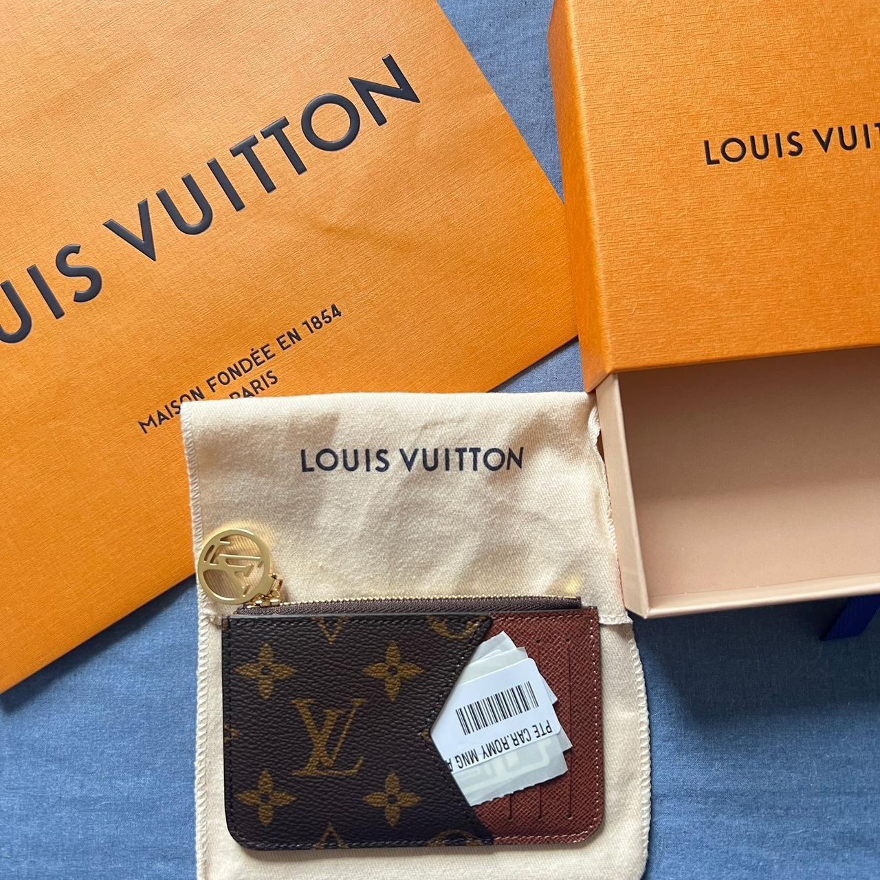 Louis Vuitton Romy Card Holder Zip Coin Purse in Monogram Red - SOLD