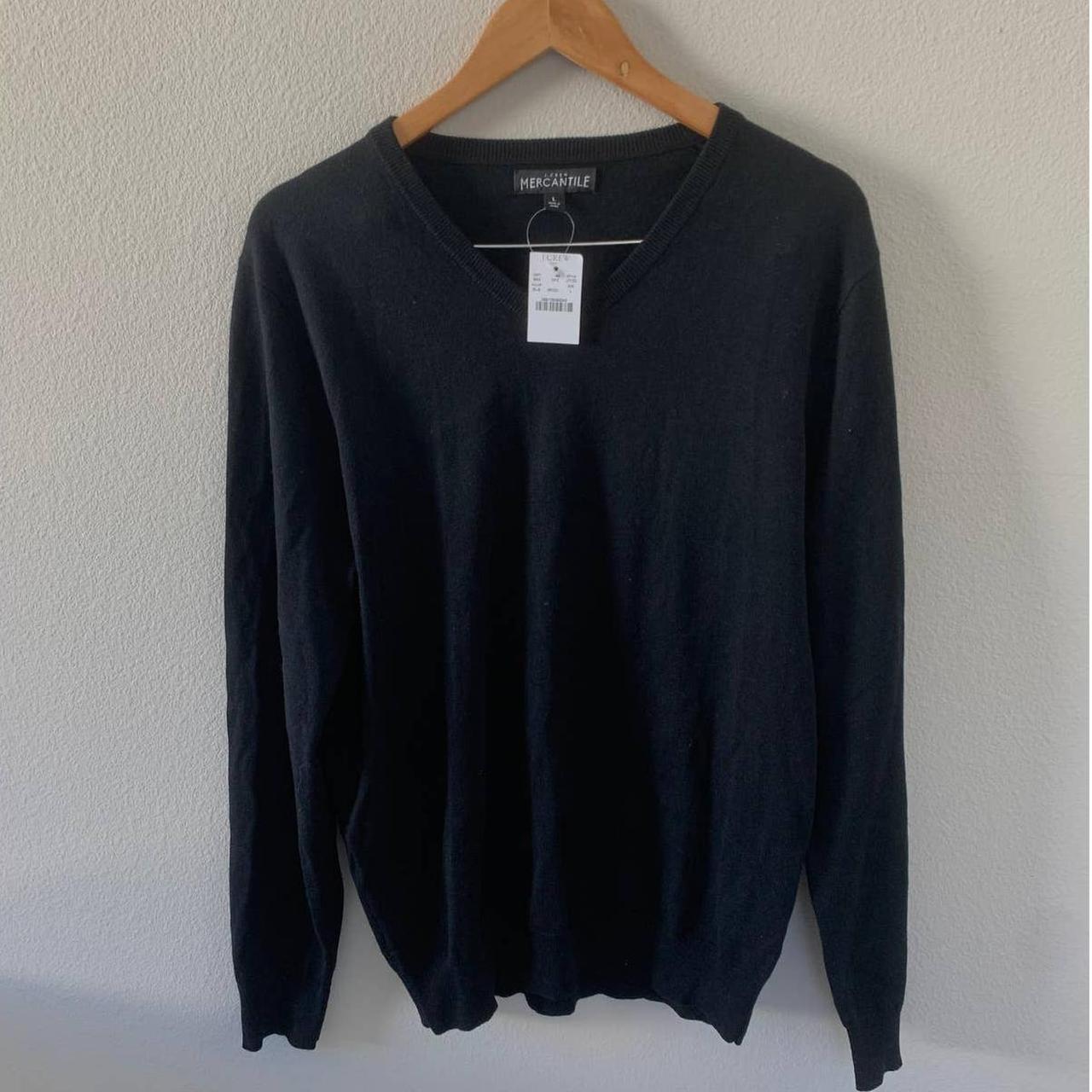 J crew men's on sale v neck sweater