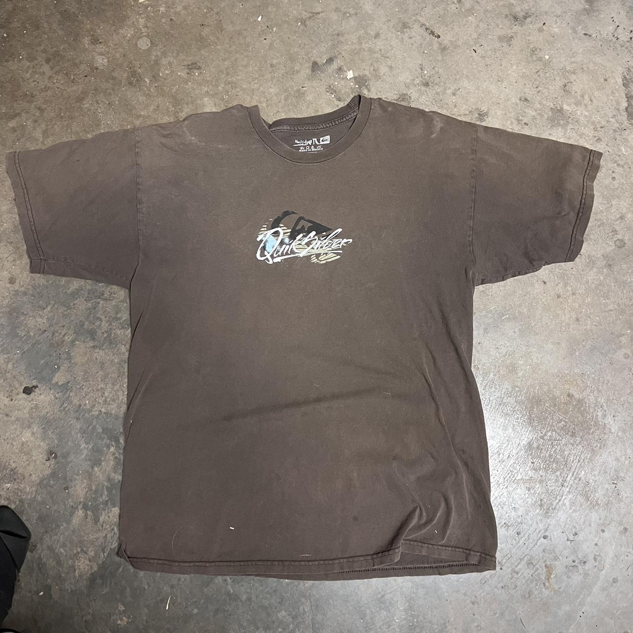 y2k quicksilver shirt size large - Depop