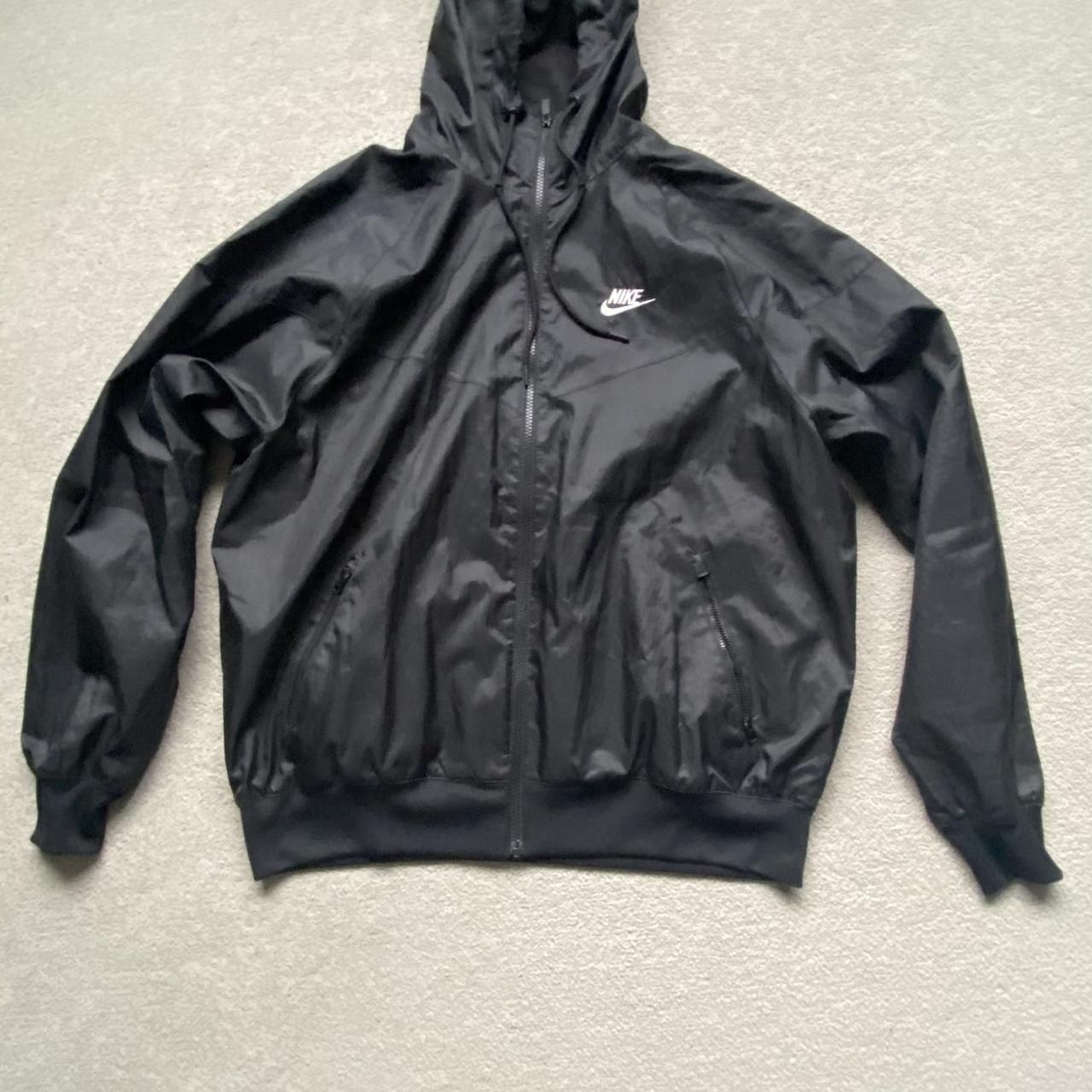 mens nike windbreaker black