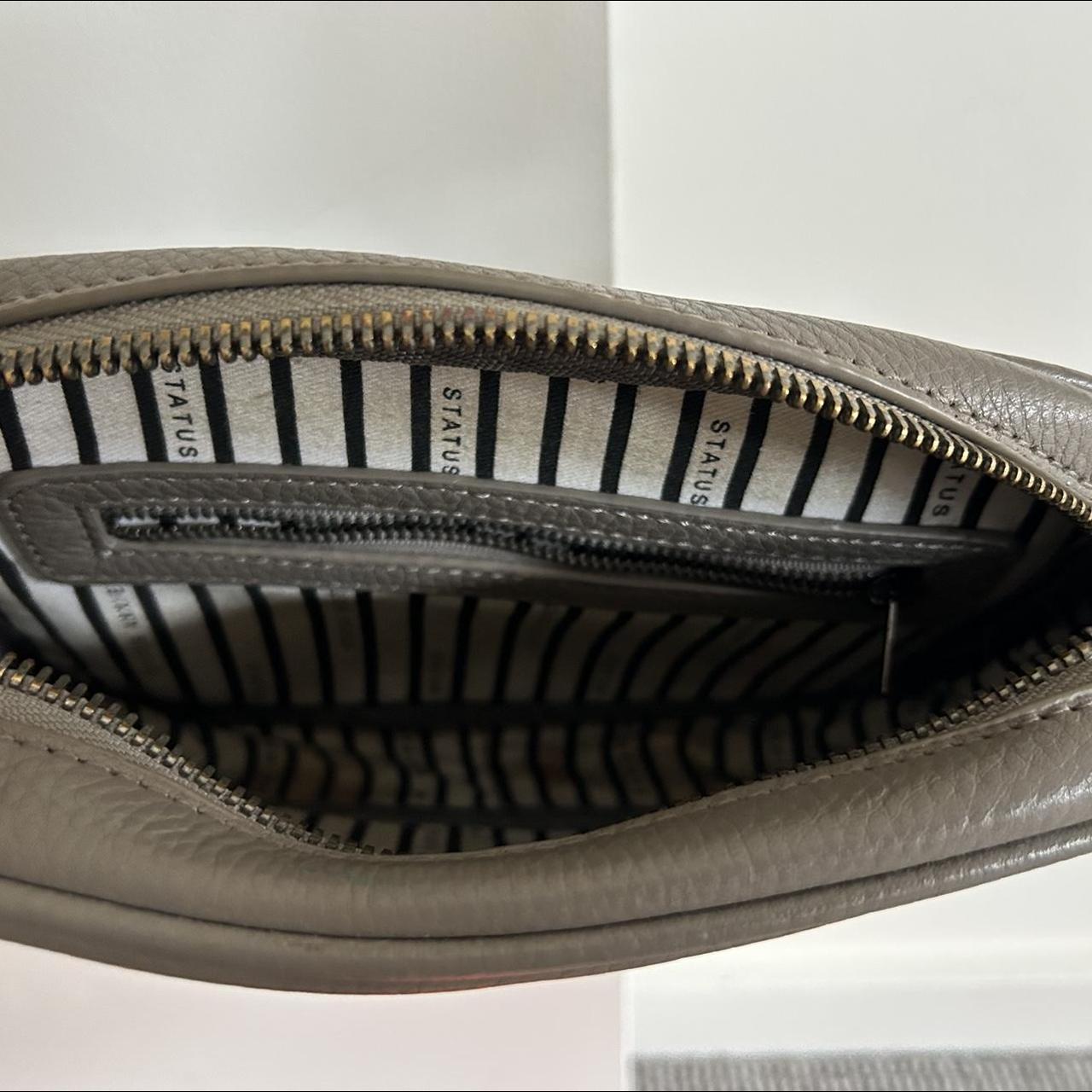 Status Anxiety Grey Cross Body Bag Depop