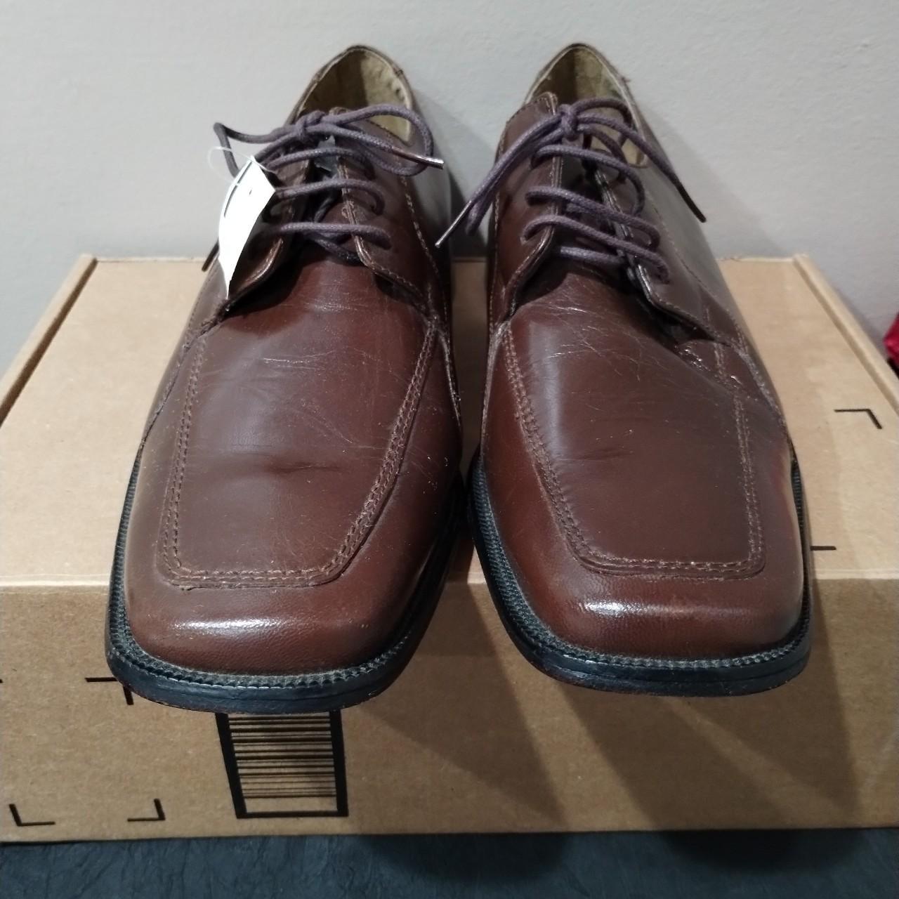 Men's Lace Up Stacy Adams Shoes in Brown size 8.5... - Depop