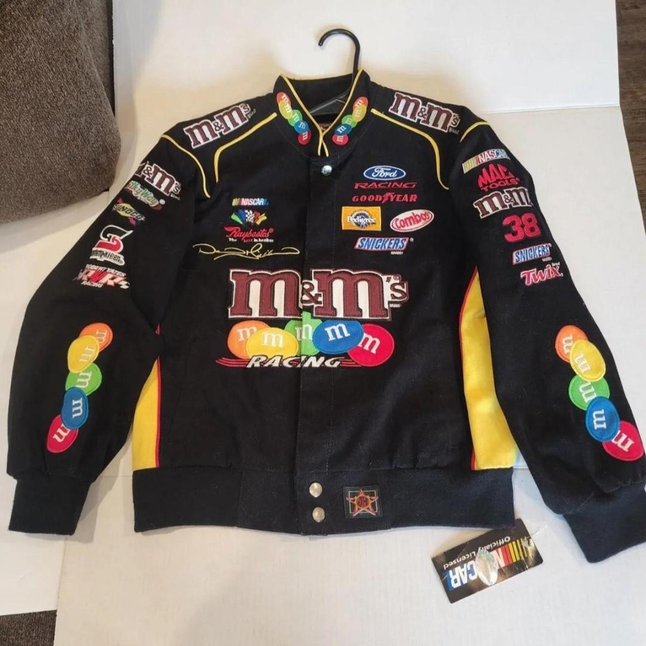 YOUTH RARE JH Designs M&M NASCAR Jacket 38 David... - Depop