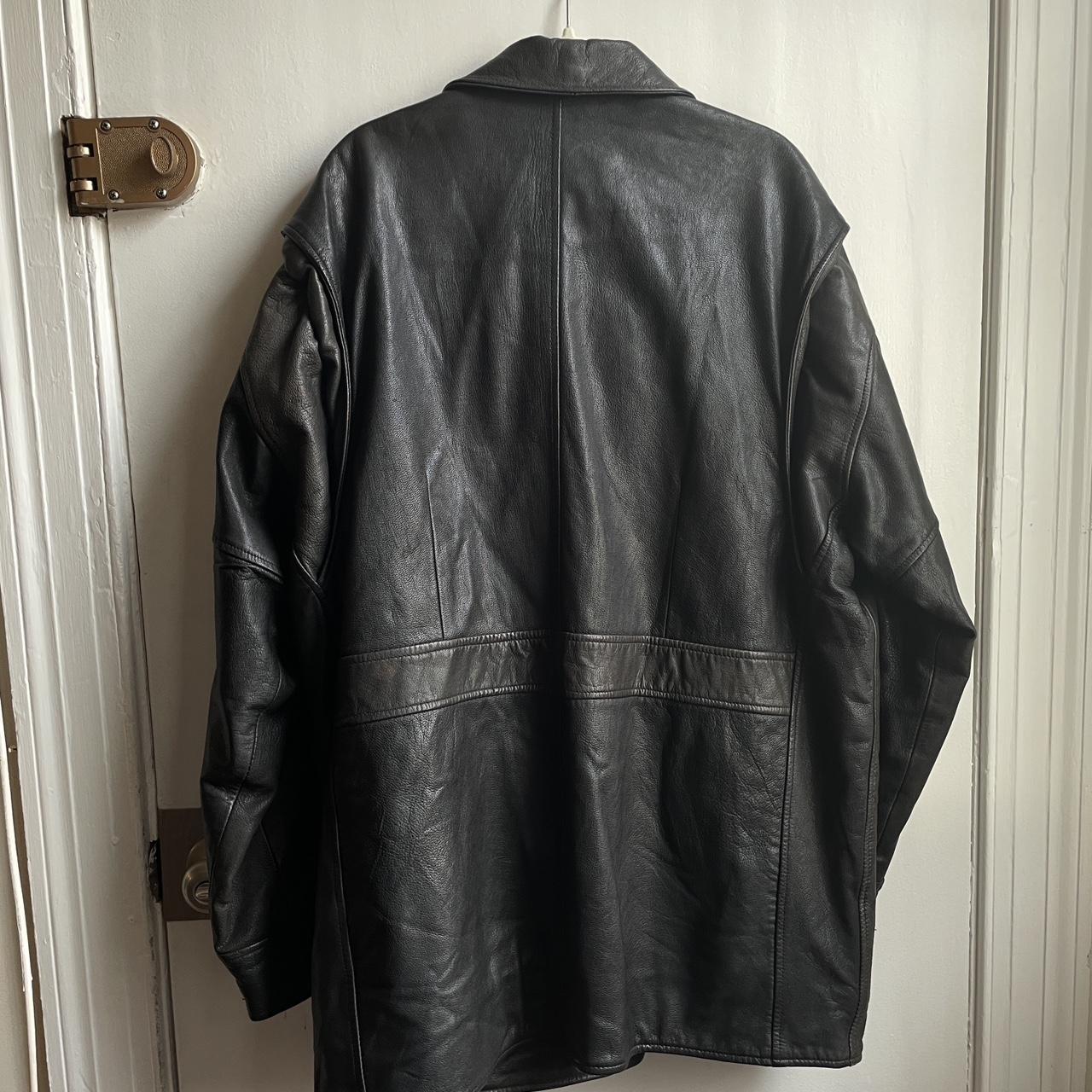 90s BANANA REPUBLIC black leather 希少 短丈 90s BANANA REPUBLIC black leather 希少 短丈