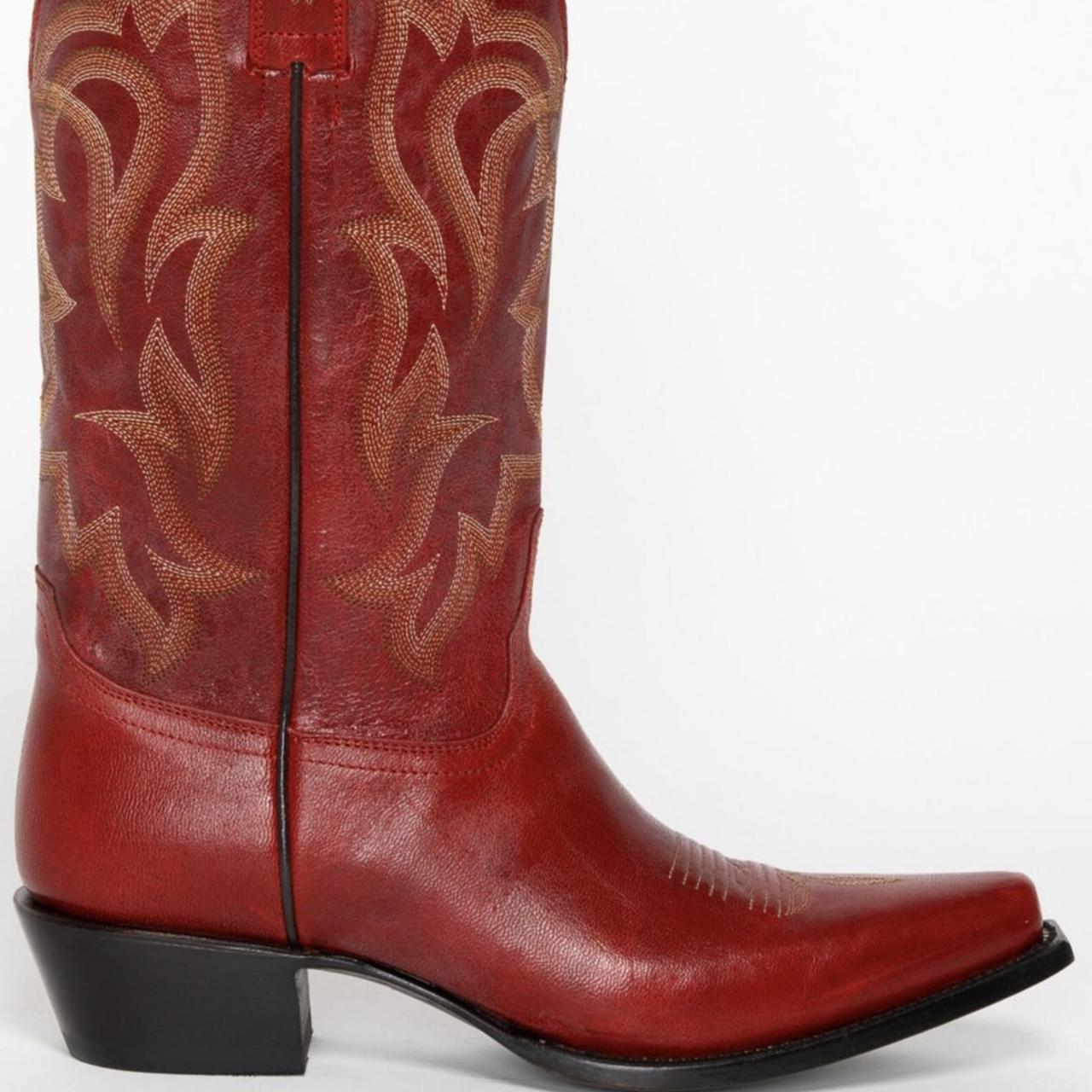 red cowboy boots