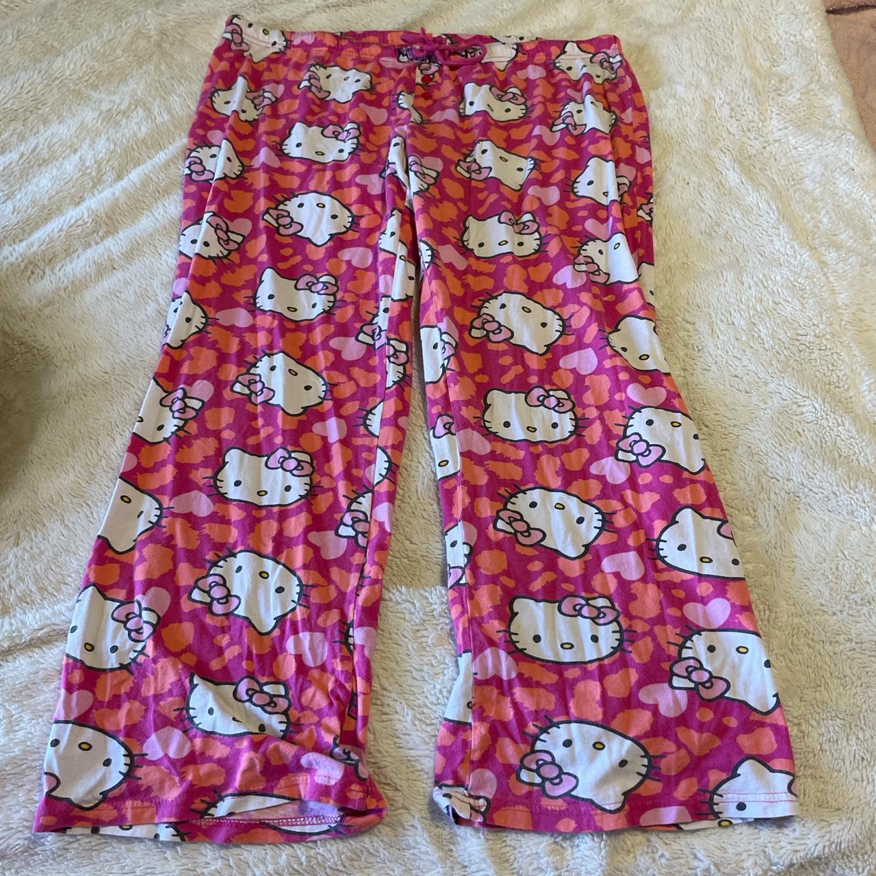 Sanrio Hello Kitty Pajama Pants -Size Tag: XL -No... - Depop