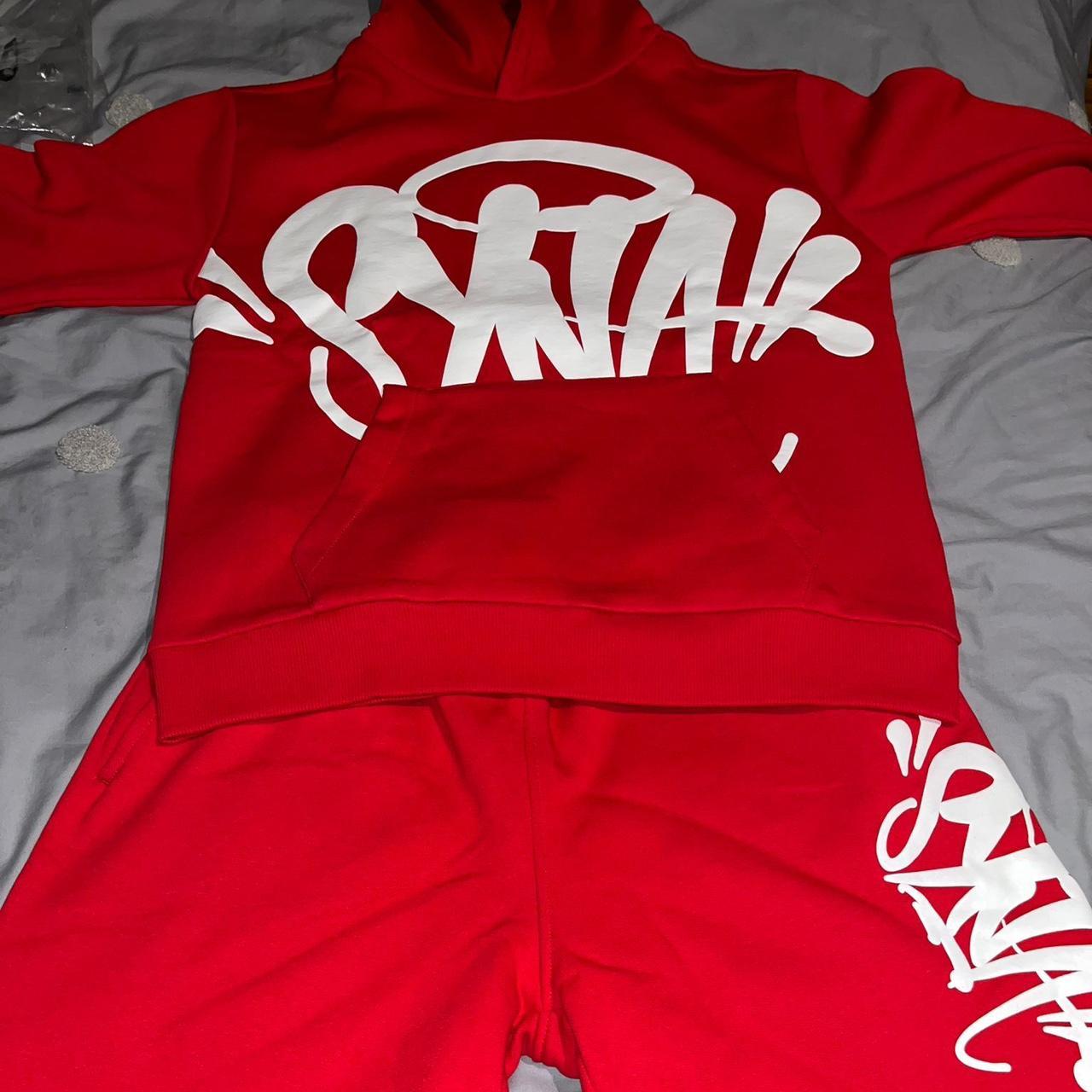 Synaworld - Team Syna Hood Twinset Red -... - Depop