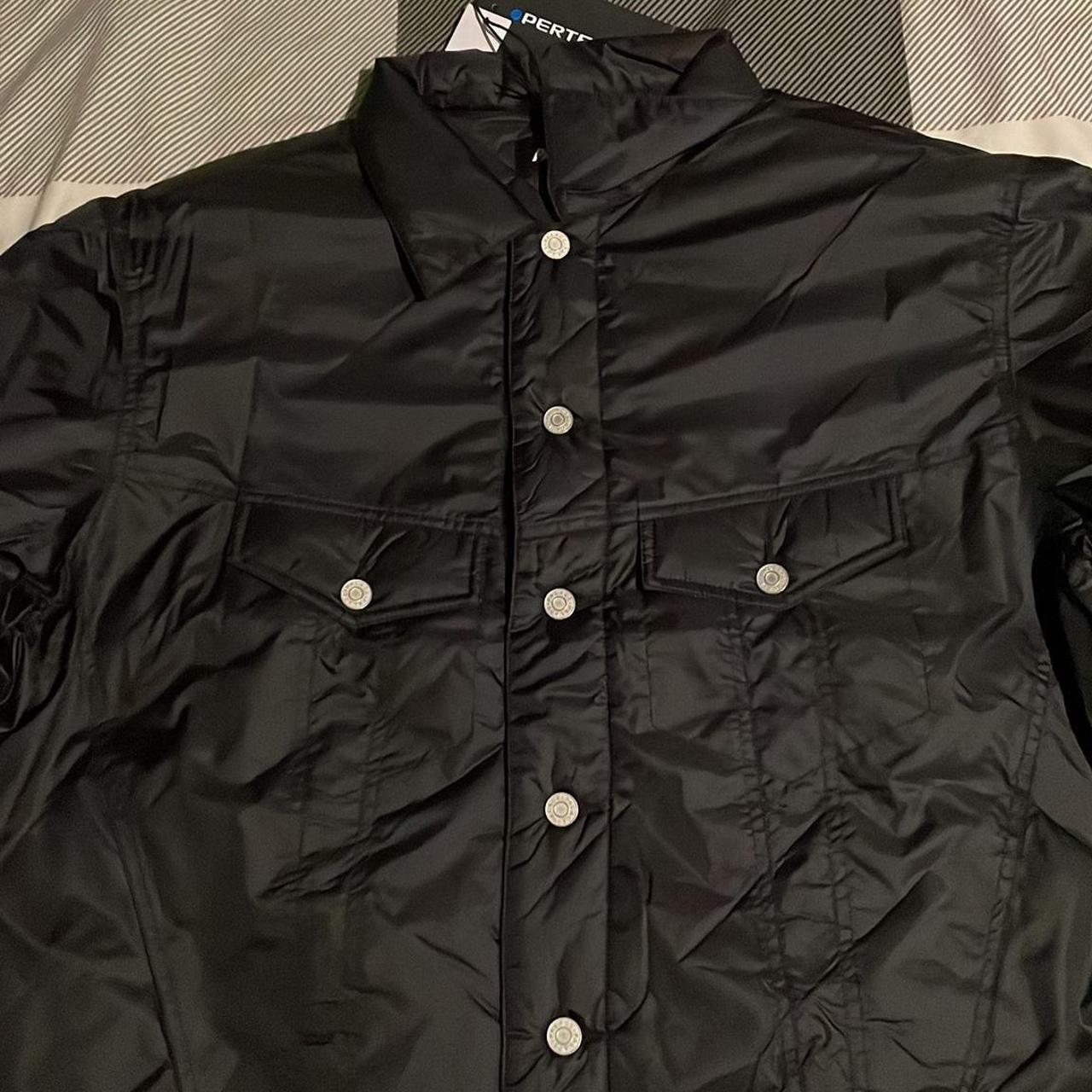 Palace Relaxed Insulated Pertex Jacket Black - | Depop