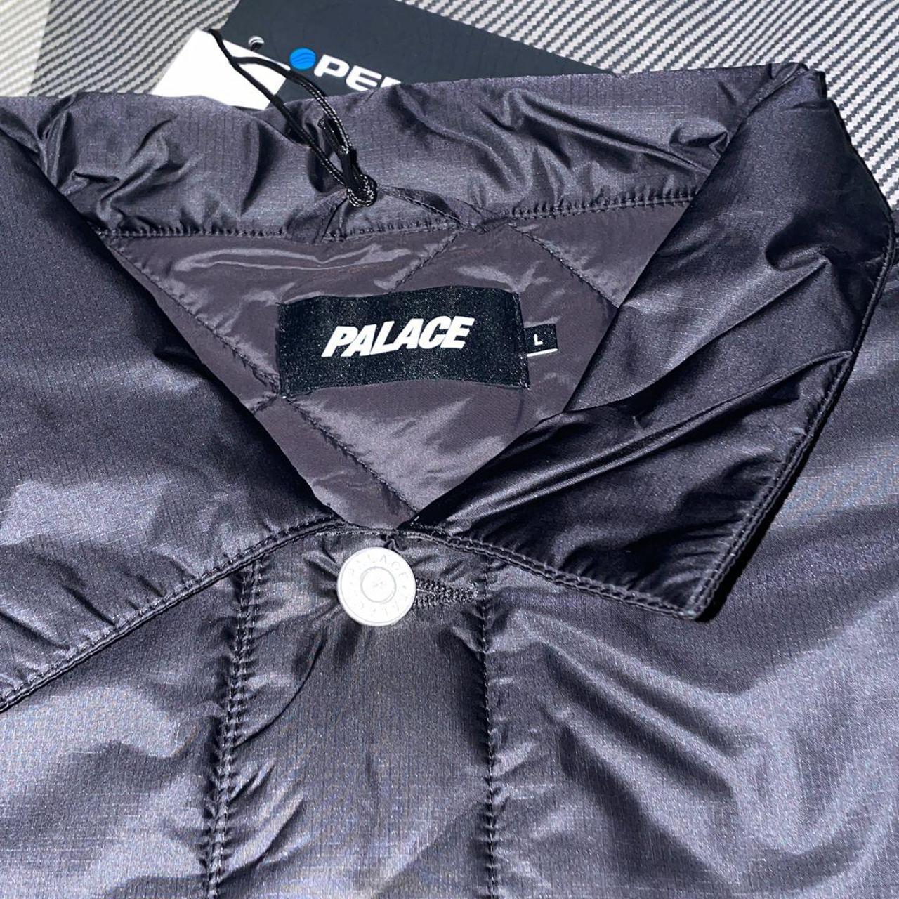 Palace Relaxed Insulated Pertex Jacket Black - | Depop