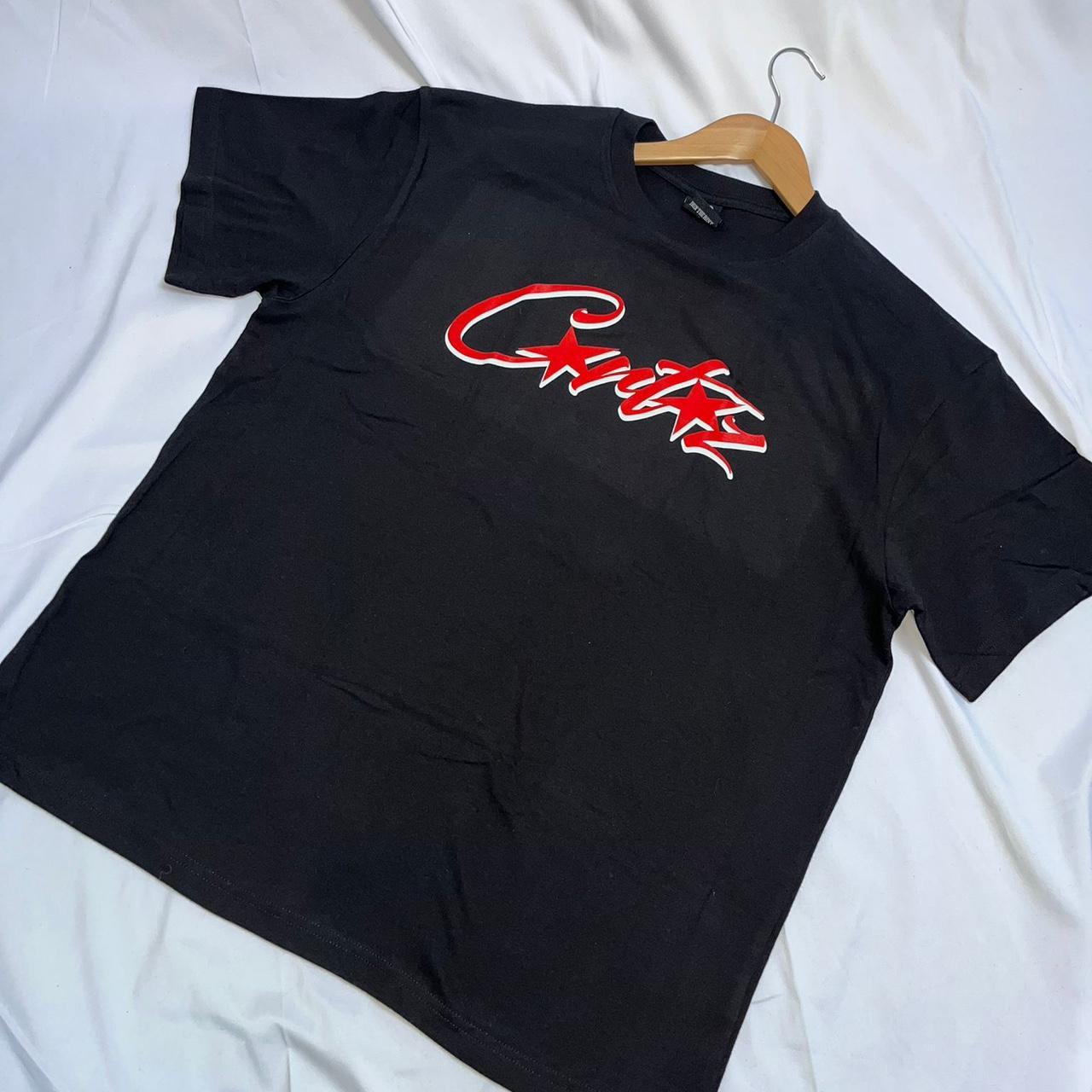 corteiz コーテイズ ブラックTシャツ Lサイズ corteiz コーテイズ ブラックTシャツ - メルカリ