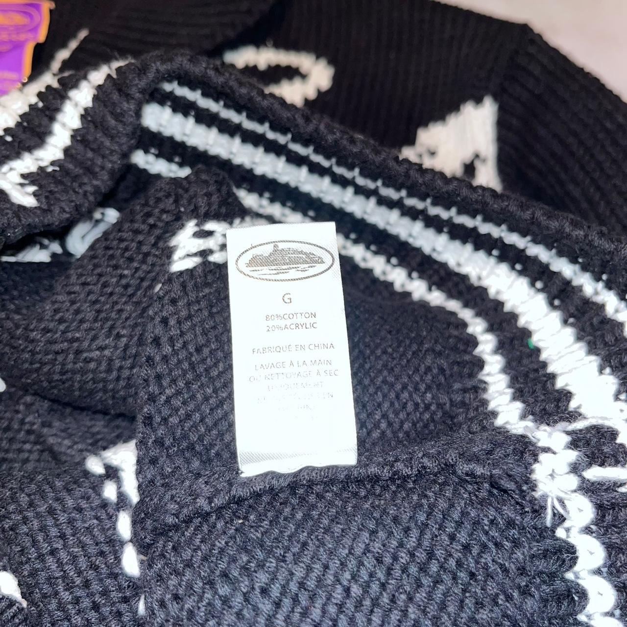 Corteiz VVS Jacquard Knit Zip Jumper Black