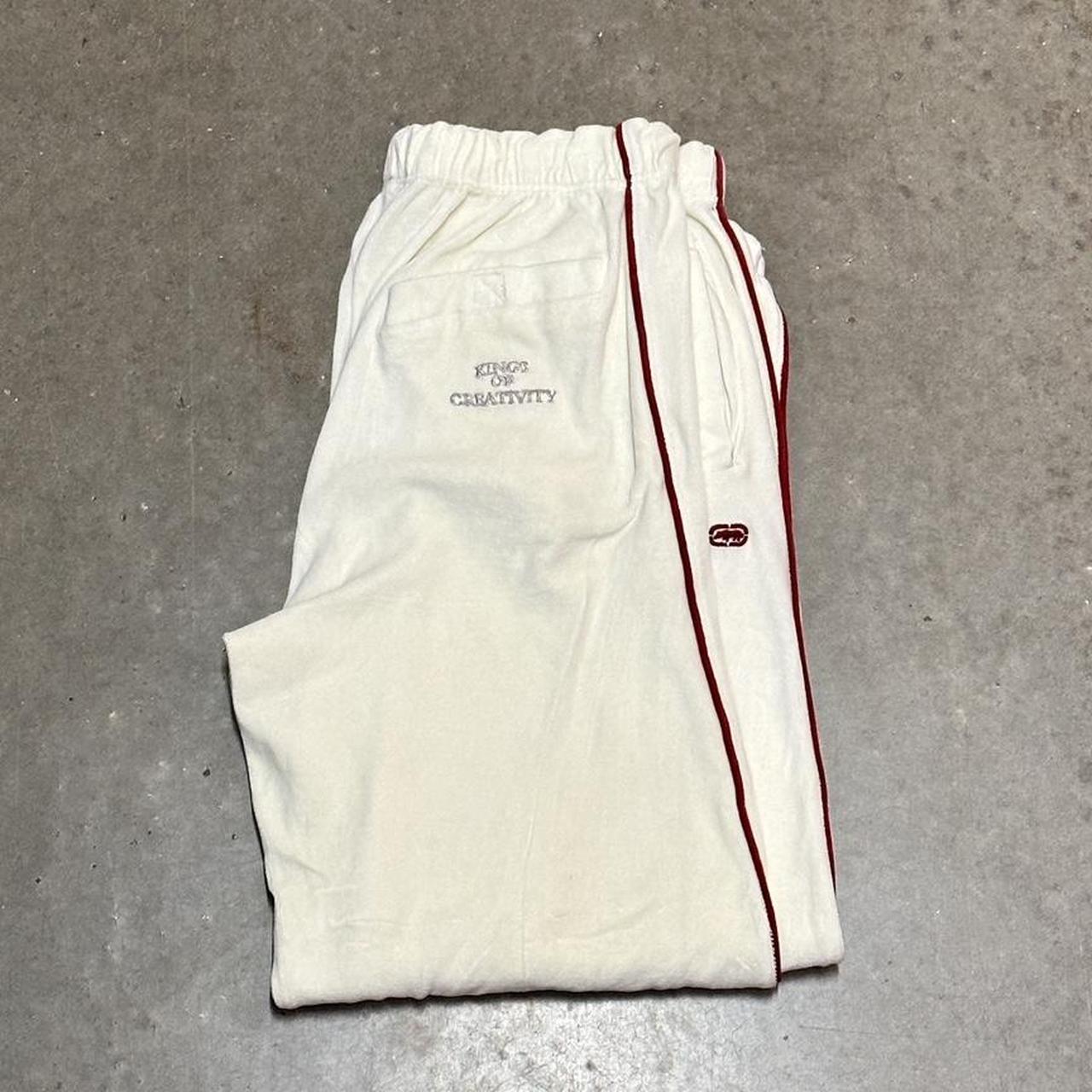 Early 2000’s Ecko Offwhite Sweatpants Size: 2XL |... - Depop