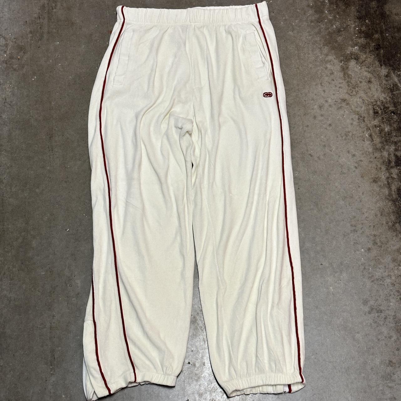 Early 2000’s Ecko Offwhite Sweatpants Size: 2XL |... - Depop