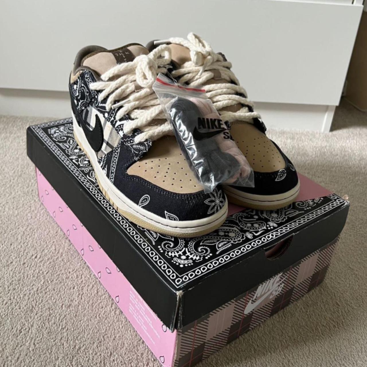 Nike SB Dunk Low Travis Scott Size UK 9 Brand New... - Depop