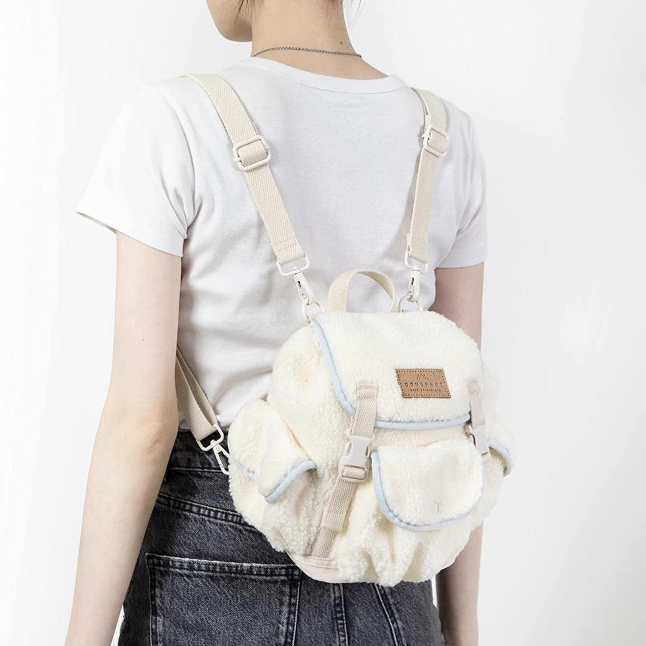 doughnut backpack lighthouse fluffy series in cream... Depop