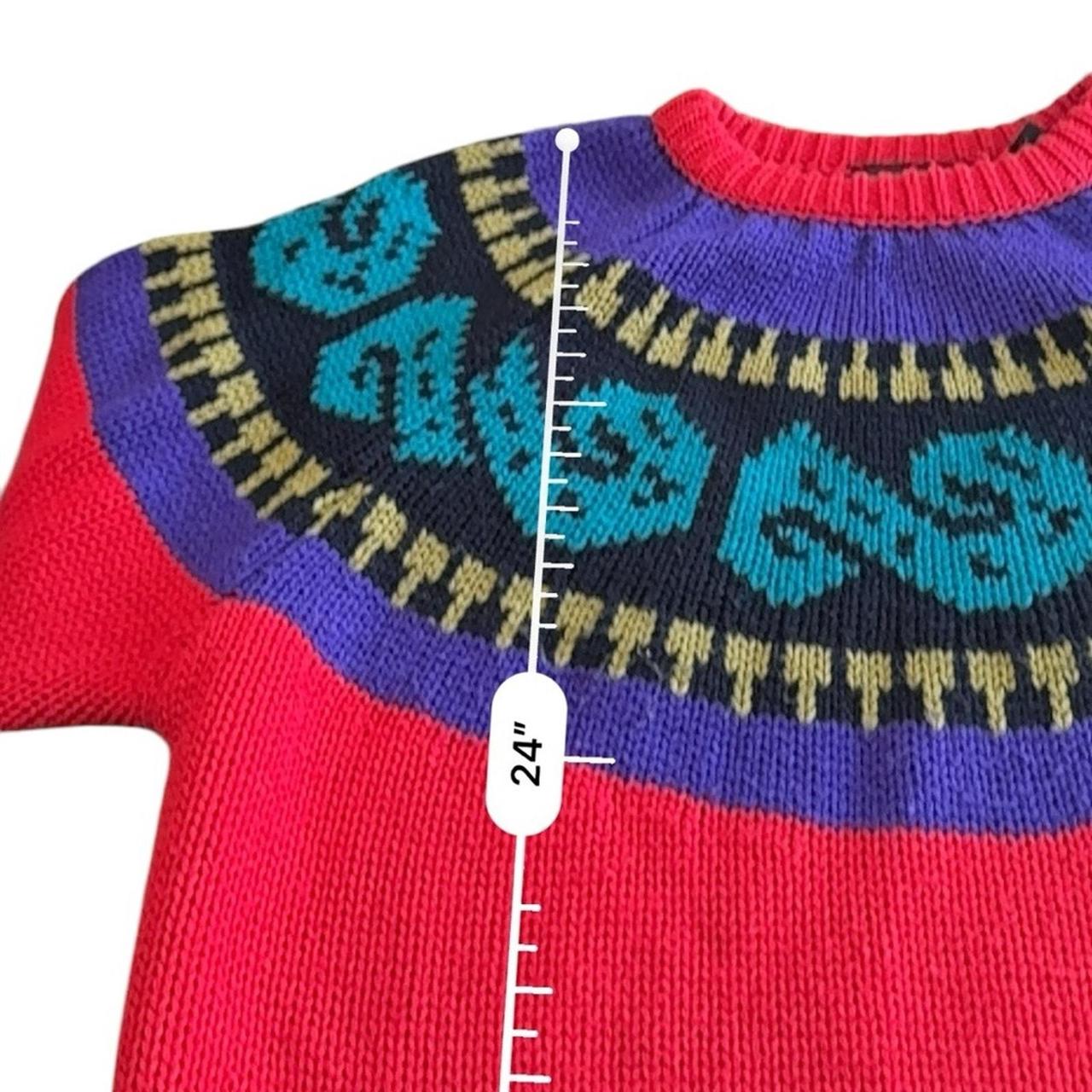 Source Unknown Women's Sweater - Red/Purple - M –… - image 8