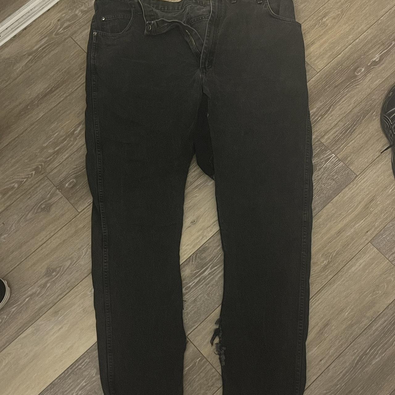 Wrangler jeans size shown in pictures Long inseam... - Depop