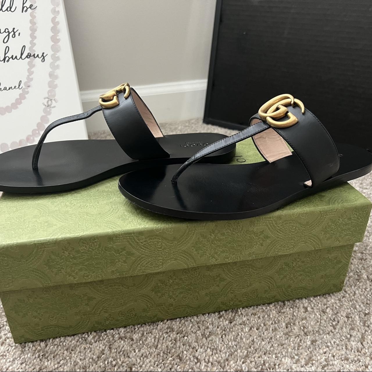 Gucci Thong Sandals Women's US 9 Worn Once... - Depop