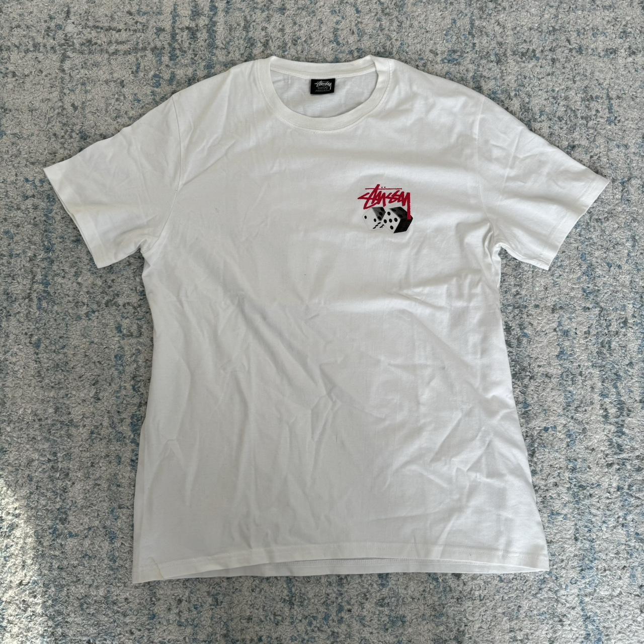 Stussy Hanging Dice tee Size M Condition 9/10 - Depop