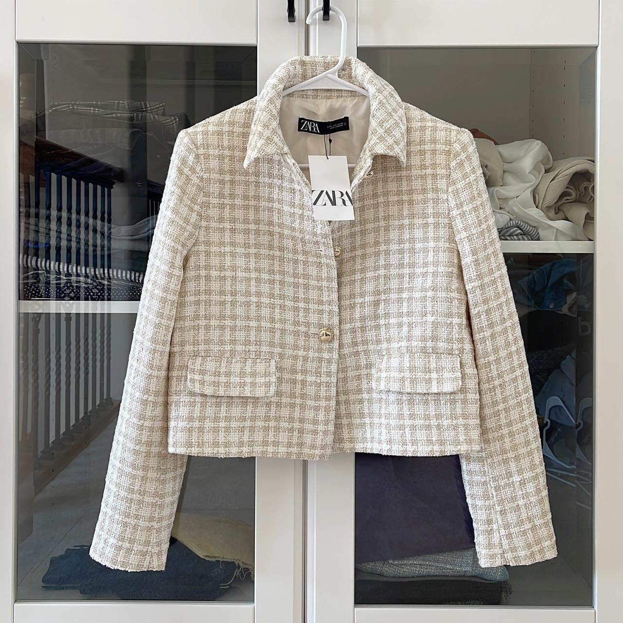 Zara Coat Size S New with tag A small dirty spot as... Depop