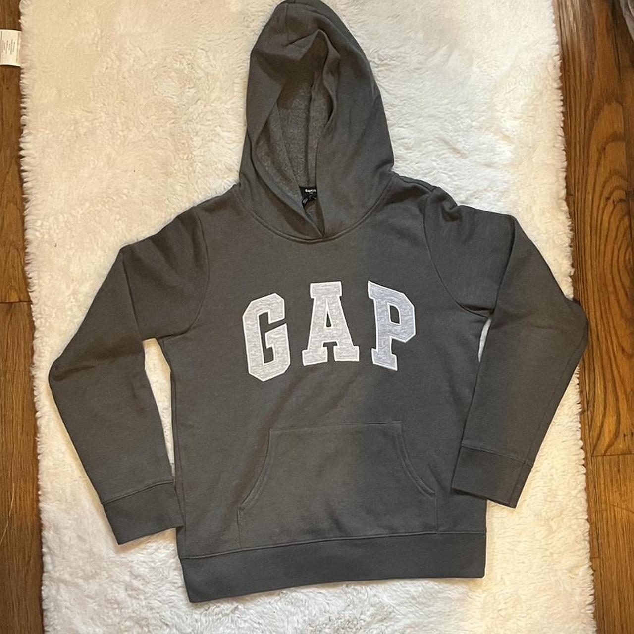 Grey gap hoodie - this is a kids size but it fits... - Depop