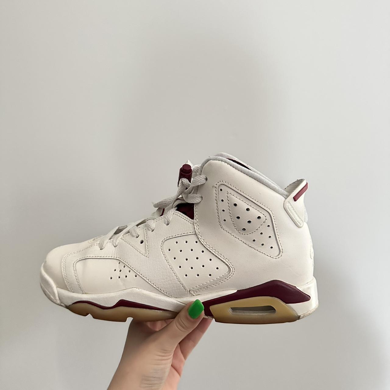 Burgundy on sale 6s jordans